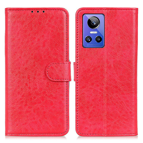 Coque Portefeuille Livre Cuir Etui Clapet M02L pour Realme GT Neo3 5G Rouge