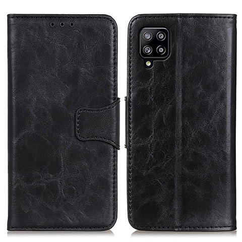 Coque Portefeuille Livre Cuir Etui Clapet M02L pour Samsung Galaxy A22 4G Noir