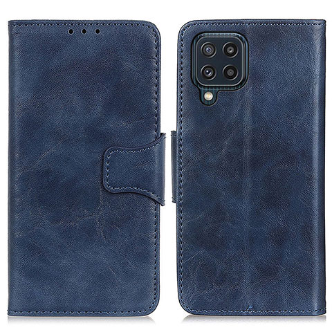 Coque Portefeuille Livre Cuir Etui Clapet M02L pour Samsung Galaxy M32 4G Bleu