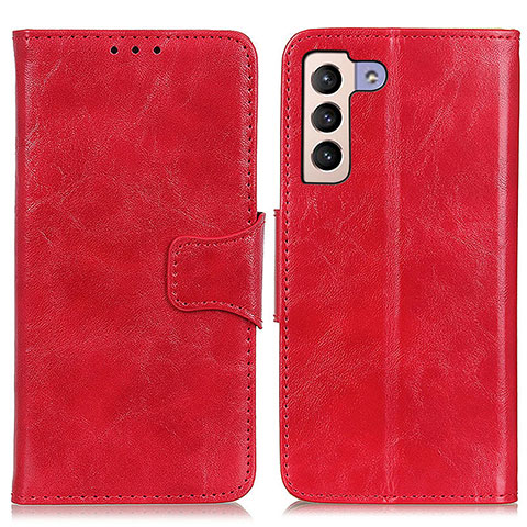 Coque Portefeuille Livre Cuir Etui Clapet M02L pour Samsung Galaxy S21 FE 5G Rouge