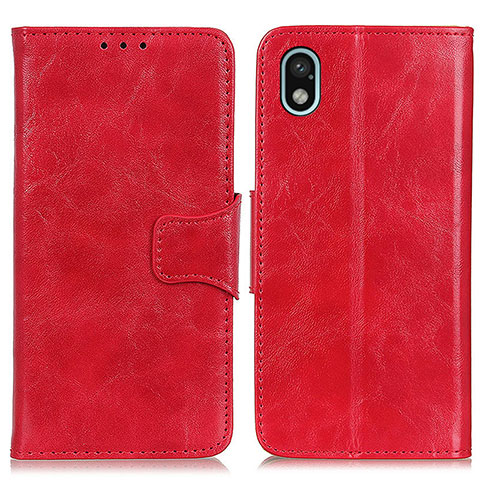 Coque Portefeuille Livre Cuir Etui Clapet M02L pour Sony Xperia Ace III Rouge