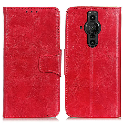 Coque Portefeuille Livre Cuir Etui Clapet M02L pour Sony Xperia PRO-I Rouge