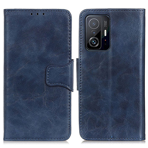 Coque Portefeuille Livre Cuir Etui Clapet M02L pour Xiaomi Mi 11T 5G Bleu