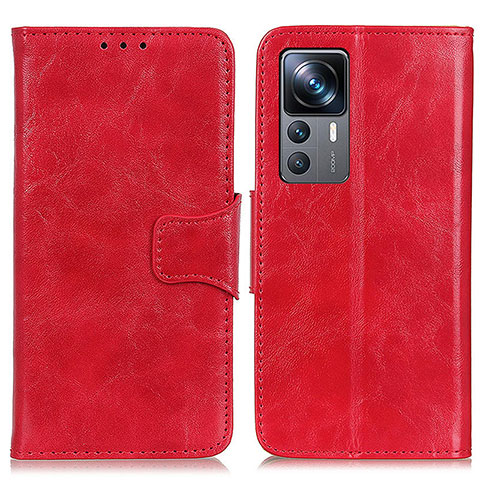 Coque Portefeuille Livre Cuir Etui Clapet M02L pour Xiaomi Mi 12T Pro 5G Rouge