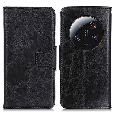 Coque Portefeuille Livre Cuir Etui Clapet M02L pour Xiaomi Mi 13 Ultra 5G Noir