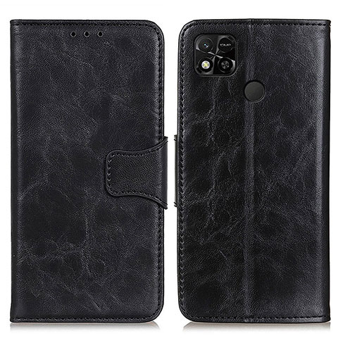 Coque Portefeuille Livre Cuir Etui Clapet M02L pour Xiaomi POCO C3 Noir