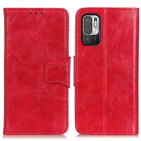 Coque Portefeuille Livre Cuir Etui Clapet M02L pour Xiaomi POCO M3 Pro 5G Rouge