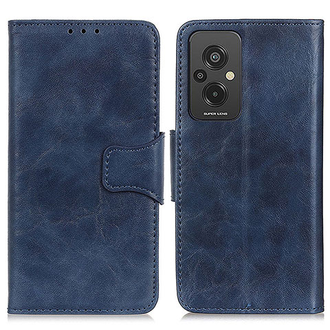 Coque Portefeuille Livre Cuir Etui Clapet M02L pour Xiaomi Redmi 11 Prime 4G Bleu