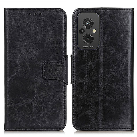 Coque Portefeuille Livre Cuir Etui Clapet M02L pour Xiaomi Redmi 11 Prime 4G Noir