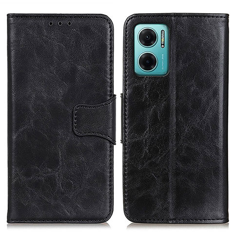 Coque Portefeuille Livre Cuir Etui Clapet M02L pour Xiaomi Redmi 11 Prime 5G Noir