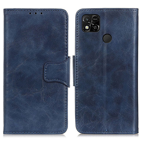 Coque Portefeuille Livre Cuir Etui Clapet M02L pour Xiaomi Redmi 9C NFC Bleu