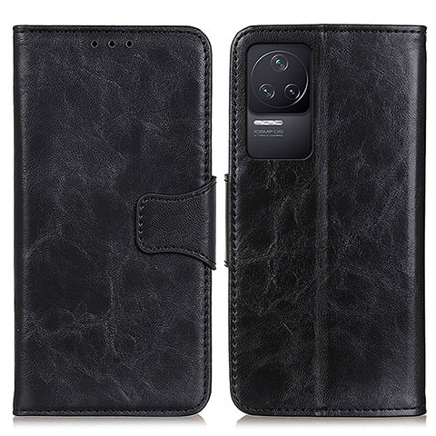 Coque Portefeuille Livre Cuir Etui Clapet M02L pour Xiaomi Redmi K50 5G Noir