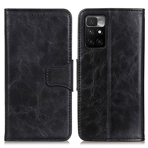 Coque Portefeuille Livre Cuir Etui Clapet M02L pour Xiaomi Redmi Note 11 4G (2021) Noir