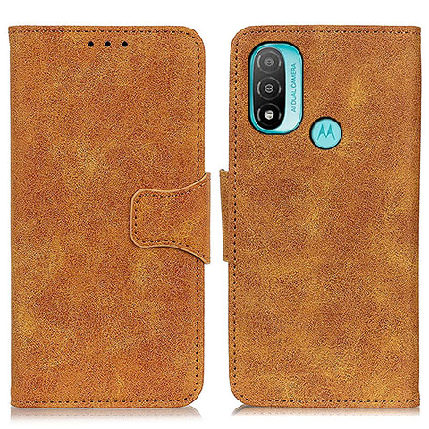 Coque Portefeuille Livre Cuir Etui Clapet M03L pour Motorola Moto E40 Kaki