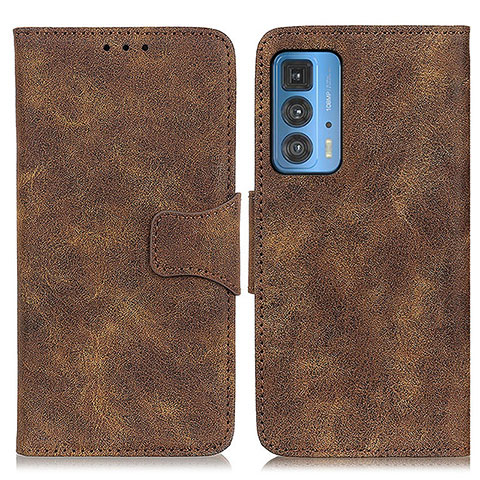 Coque Portefeuille Livre Cuir Etui Clapet M03L pour Motorola Moto Edge S Pro 5G Marron