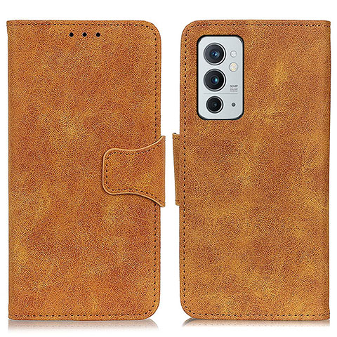 Coque Portefeuille Livre Cuir Etui Clapet M03L pour OnePlus 9RT 5G Kaki