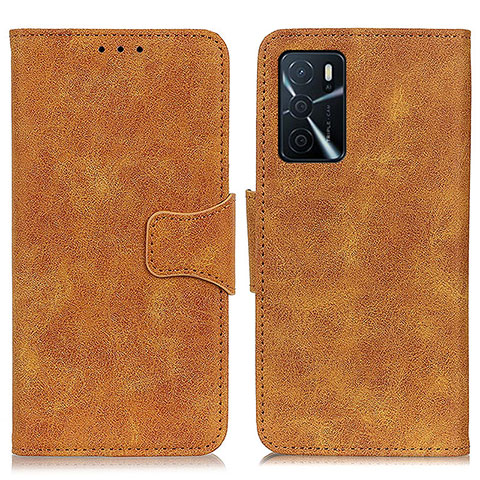 Coque Portefeuille Livre Cuir Etui Clapet M03L pour Oppo A16s Kaki