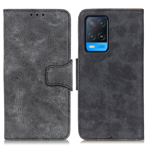 Coque Portefeuille Livre Cuir Etui Clapet M03L pour Oppo A54 4G Noir