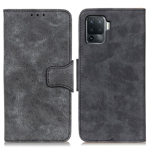 Coque Portefeuille Livre Cuir Etui Clapet M03L pour Oppo F19 Pro Noir