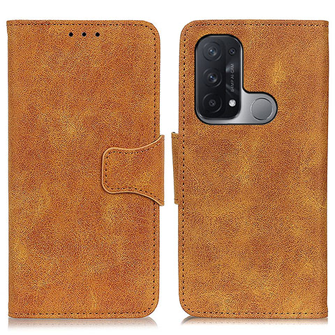 Coque Portefeuille Livre Cuir Etui Clapet M03L pour Oppo Reno5 A Kaki