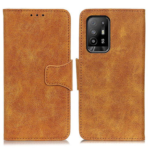 Coque Portefeuille Livre Cuir Etui Clapet M03L pour Oppo Reno5 Z 5G Kaki