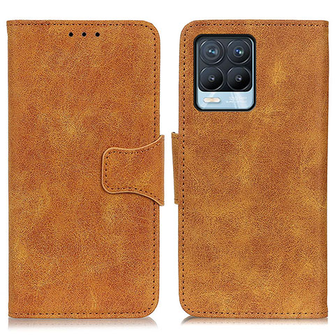 Coque Portefeuille Livre Cuir Etui Clapet M03L pour Realme 8 4G Kaki