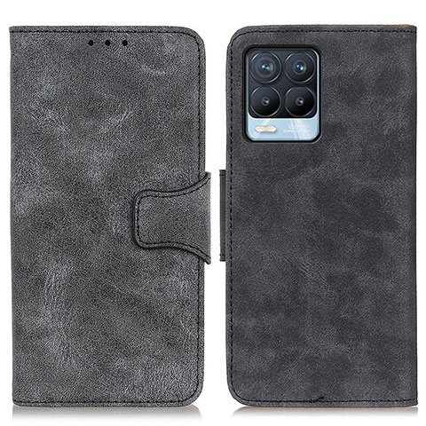 Coque Portefeuille Livre Cuir Etui Clapet M03L pour Realme 8 4G Noir