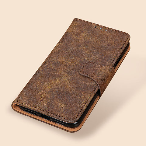 Coque Portefeuille Livre Cuir Etui Clapet M03L pour Realme V11 5G Marron