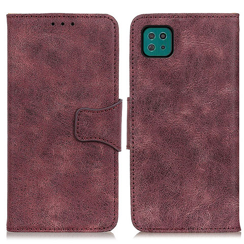 Coque Portefeuille Livre Cuir Etui Clapet M03L pour Samsung Galaxy A22s 5G Violet