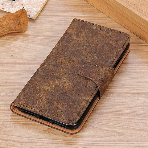 Coque Portefeuille Livre Cuir Etui Clapet M03L pour Samsung Galaxy A32 5G Marron