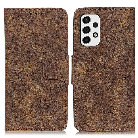 Coque Portefeuille Livre Cuir Etui Clapet M03L pour Samsung Galaxy A53 5G Marron