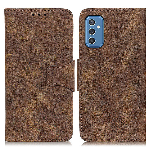 Coque Portefeuille Livre Cuir Etui Clapet M03L pour Samsung Galaxy M52 5G Marron