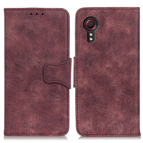 Coque Portefeuille Livre Cuir Etui Clapet M03L pour Samsung Galaxy XCover 5 SM-G525F Violet