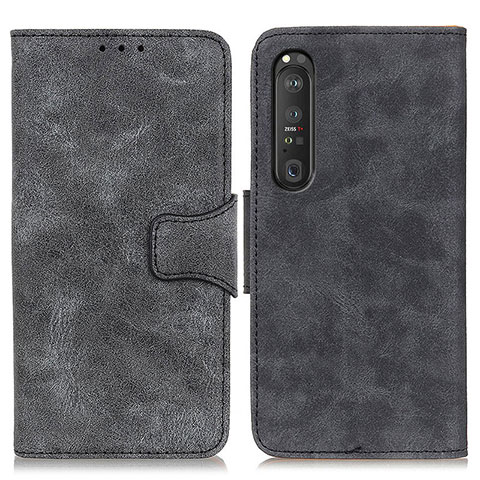 Coque Portefeuille Livre Cuir Etui Clapet M03L pour Sony Xperia 1 III Noir