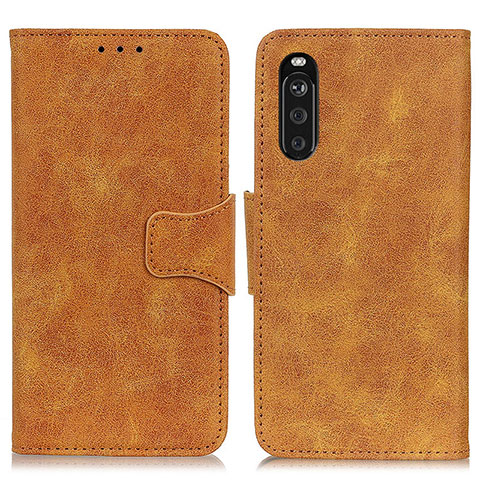 Coque Portefeuille Livre Cuir Etui Clapet M03L pour Sony Xperia 10 III SOG04 Kaki