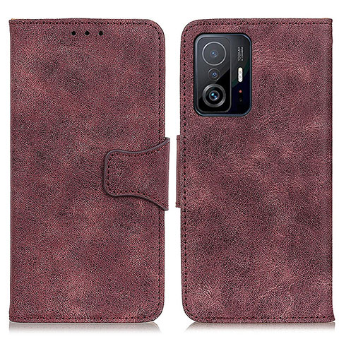 Coque Portefeuille Livre Cuir Etui Clapet M03L pour Xiaomi Mi 11T 5G Violet