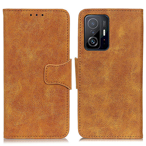 Coque Portefeuille Livre Cuir Etui Clapet M03L pour Xiaomi Mi 11T Pro 5G Kaki