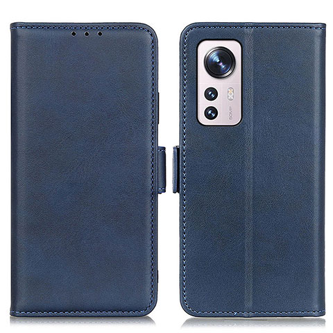 Coque Portefeuille Livre Cuir Etui Clapet M03L pour Xiaomi Mi 12 Pro 5G Bleu