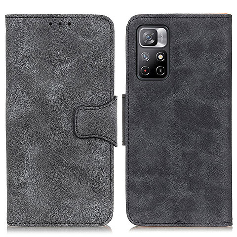 Coque Portefeuille Livre Cuir Etui Clapet M03L pour Xiaomi Poco M4 Pro 5G Noir