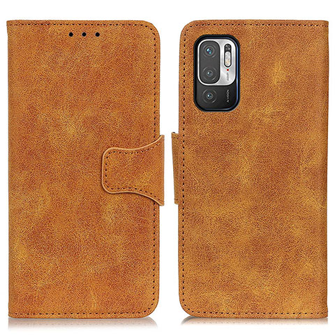 Coque Portefeuille Livre Cuir Etui Clapet M03L pour Xiaomi Redmi Note 10 5G Kaki