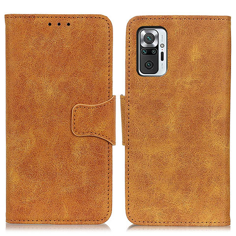 Coque Portefeuille Livre Cuir Etui Clapet M03L pour Xiaomi Redmi Note 10 Pro 4G Kaki