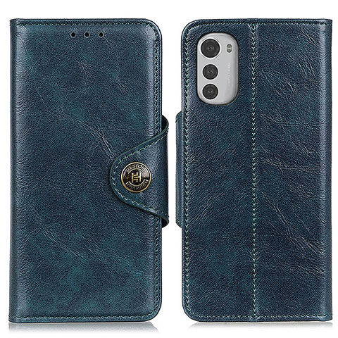 Coque Portefeuille Livre Cuir Etui Clapet M04L pour Motorola Moto E32s Bleu