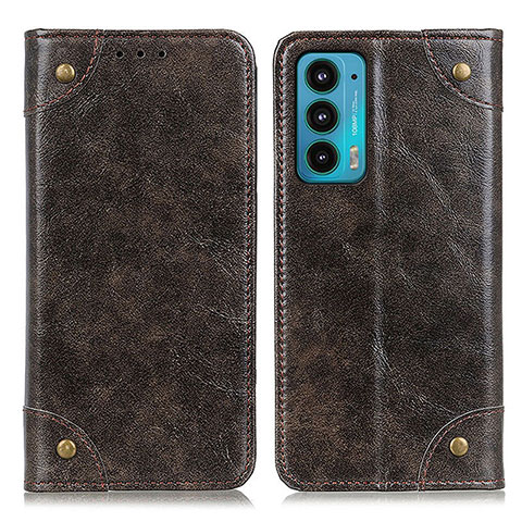 Coque Portefeuille Livre Cuir Etui Clapet M04L pour Motorola Moto Edge 20 5G Bronze