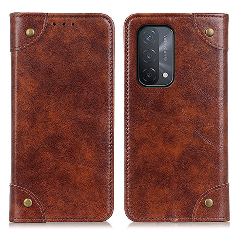 Coque Portefeuille Livre Cuir Etui Clapet M04L pour OnePlus Nord N200 5G Marron