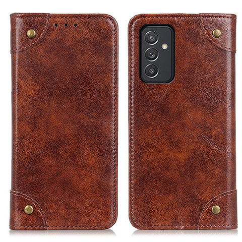 Coque Portefeuille Livre Cuir Etui Clapet M04L pour Samsung Galaxy A15 4G Marron