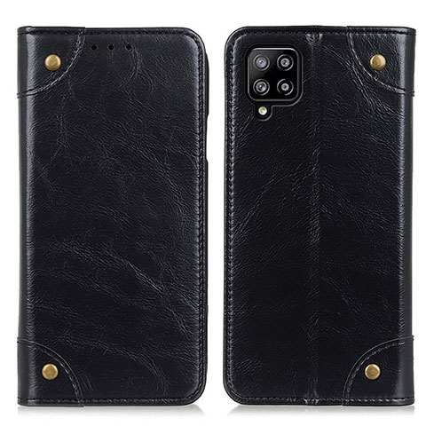 Coque Portefeuille Livre Cuir Etui Clapet M04L pour Samsung Galaxy A22 4G Noir