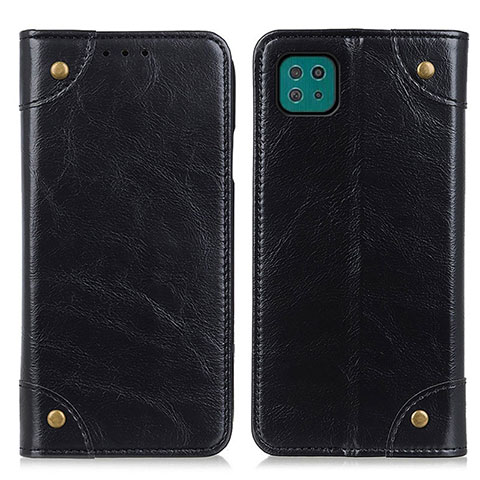 Coque Portefeuille Livre Cuir Etui Clapet M04L pour Samsung Galaxy A22 5G Noir