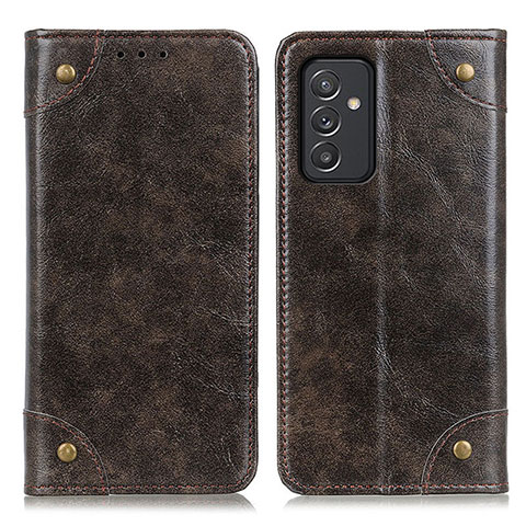 Coque Portefeuille Livre Cuir Etui Clapet M04L pour Samsung Galaxy A35 5G Bronze