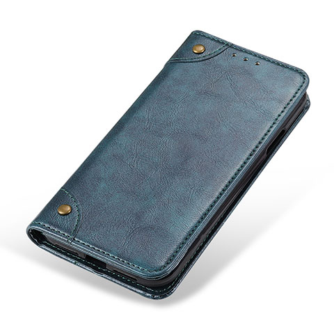 Coque Portefeuille Livre Cuir Etui Clapet M04L pour Samsung Galaxy F02S SM-E025F Bleu