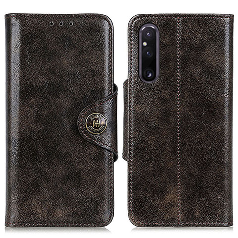 Coque Portefeuille Livre Cuir Etui Clapet M04L pour Sony Xperia 1 V Bronze